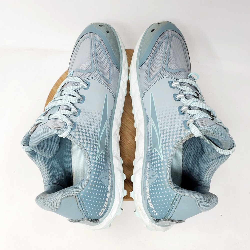 Altra Superior 4.5 Shoes Womens 8.5 Blue Trail Running Hiking Barefoot Sneaker - Picture 10 of 13